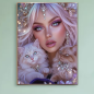Preview: Diamond Painting Schönheit und ihre Katzen
